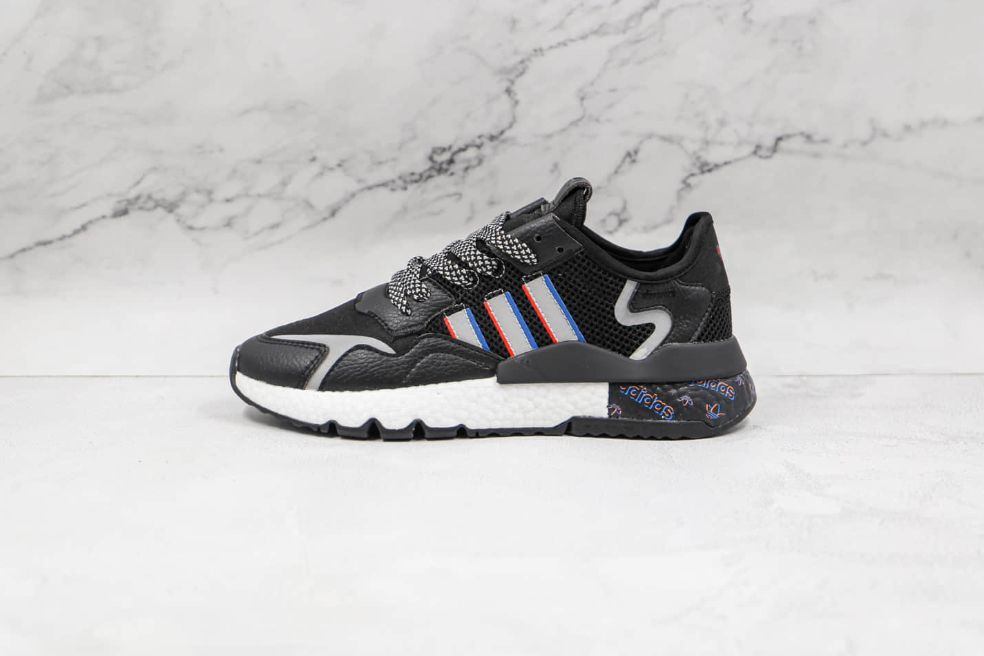 Adidas Nite Jogger 2021 Boost Core Black Cloud White HO1718 - Stylish Sneakers for Men